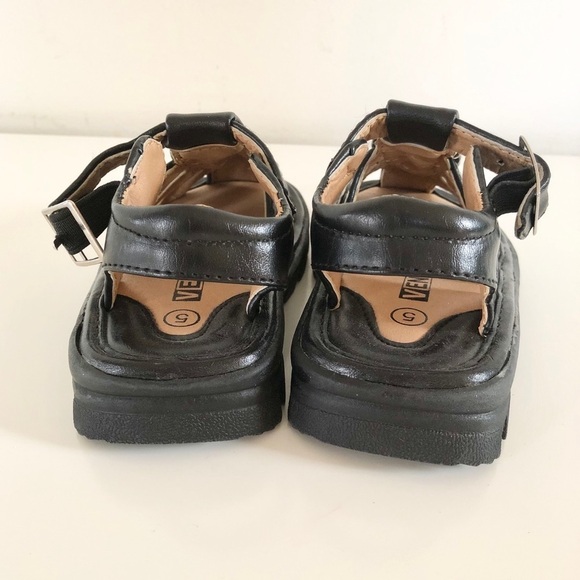 Venini Toddler Black Strap Sandals Boys Size 5 - Picture 9 of 12